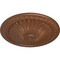 Ekena Millwork Alexa Ceiling Medallion (Fits Canopies up to 3"), Hand-Painted Polished Copper, 15"OD x 1 3/4"P CM14AXPOS - alternate 3